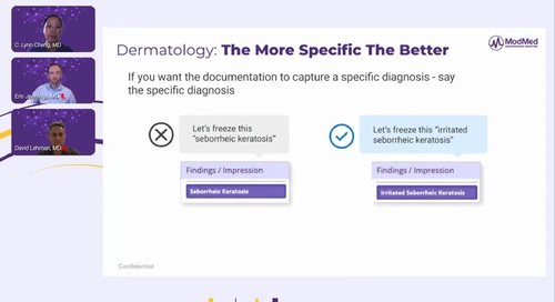 Dermatology-Specific: How to Improve Documentation
