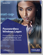 Passwordless Windows Login with SafeNet Trusted Access - Solution Brief
