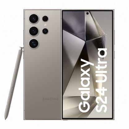 buy Samsung Galaxy S Series S24 Ultra 5G Dual Sim Smartphone (12GB RAM,512GB Storage) 6.8 inch QHD+ AMOLED Display| Snapdragon 8 Gen 3 (Titanium Gray) :Samsung
