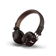 Marshall Major IV Wireless Bluetooth On Ear Headphone with Mic, 80 plus hours of wireless playtime (Brown)