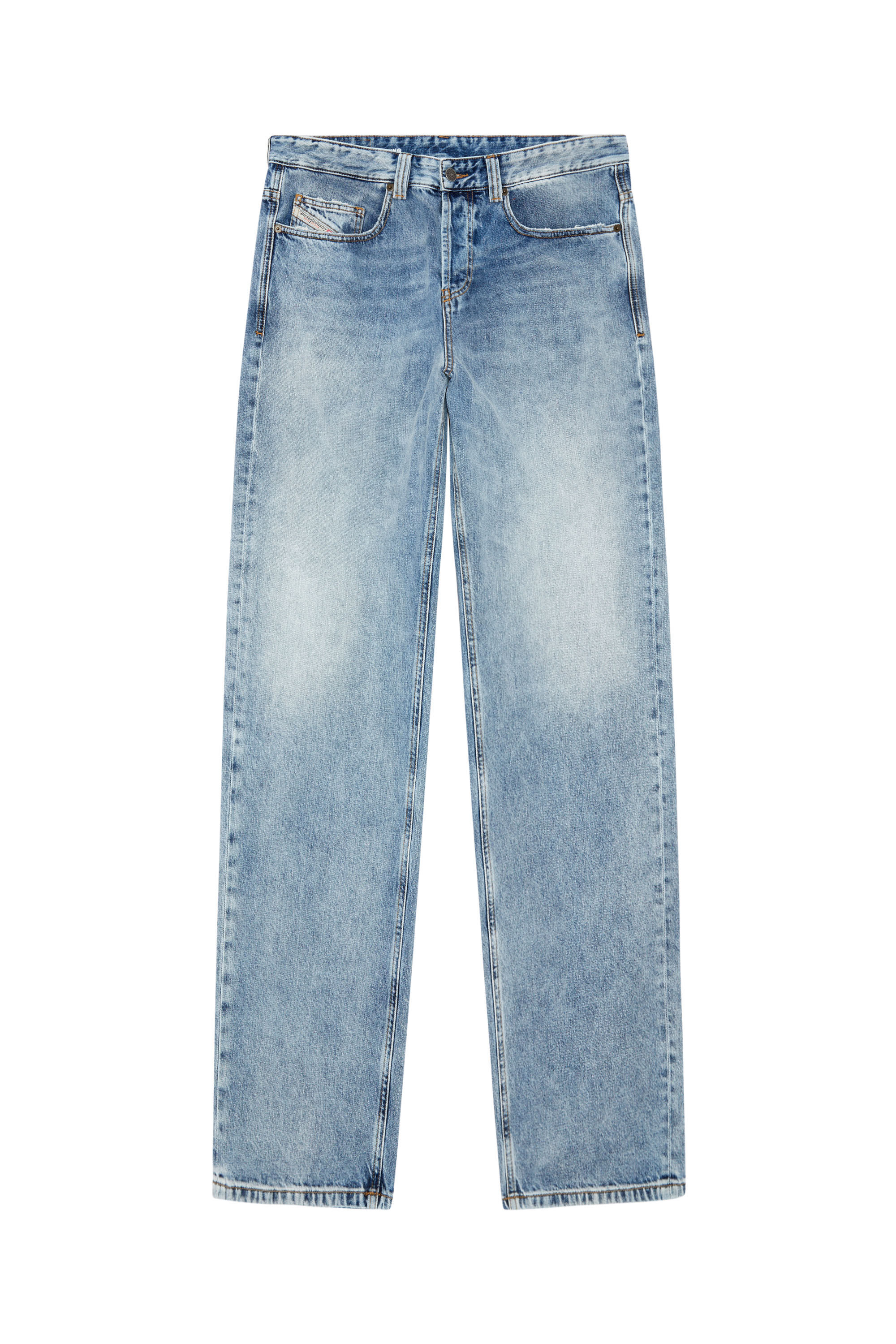Diesel - Herren Straight Jeans 2001 D-Macro 09H57, Hellblau - Image 2