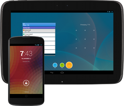 手機和平板電腦上的 Android 4.2 版本