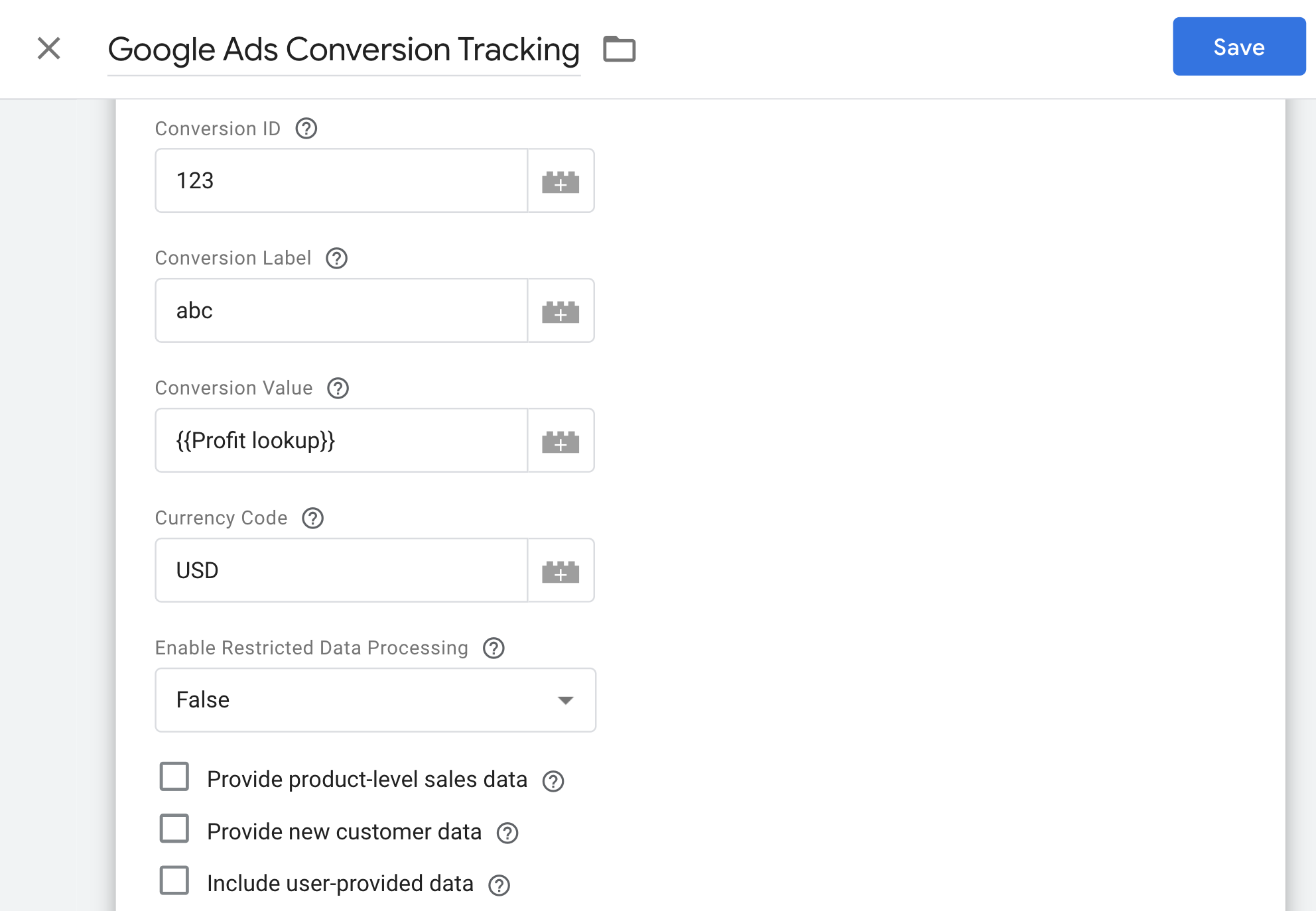 Ads Conversion Tracking with Key Event Value