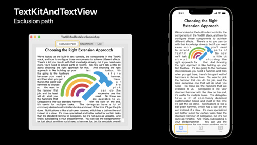 TextKit 和文本视图的新功能