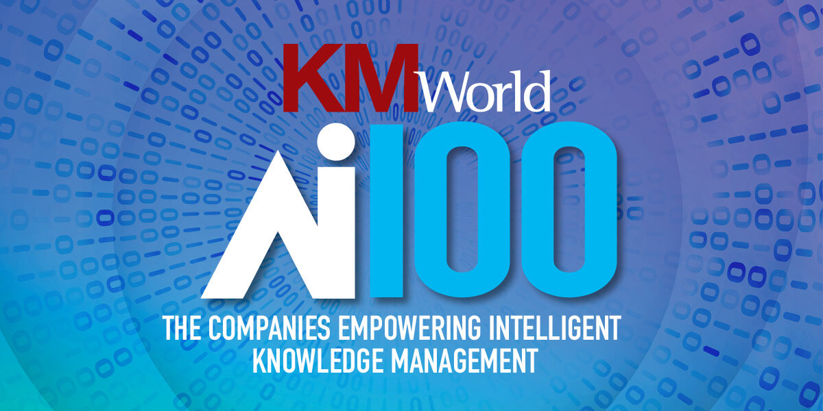 KMWorld AI 100