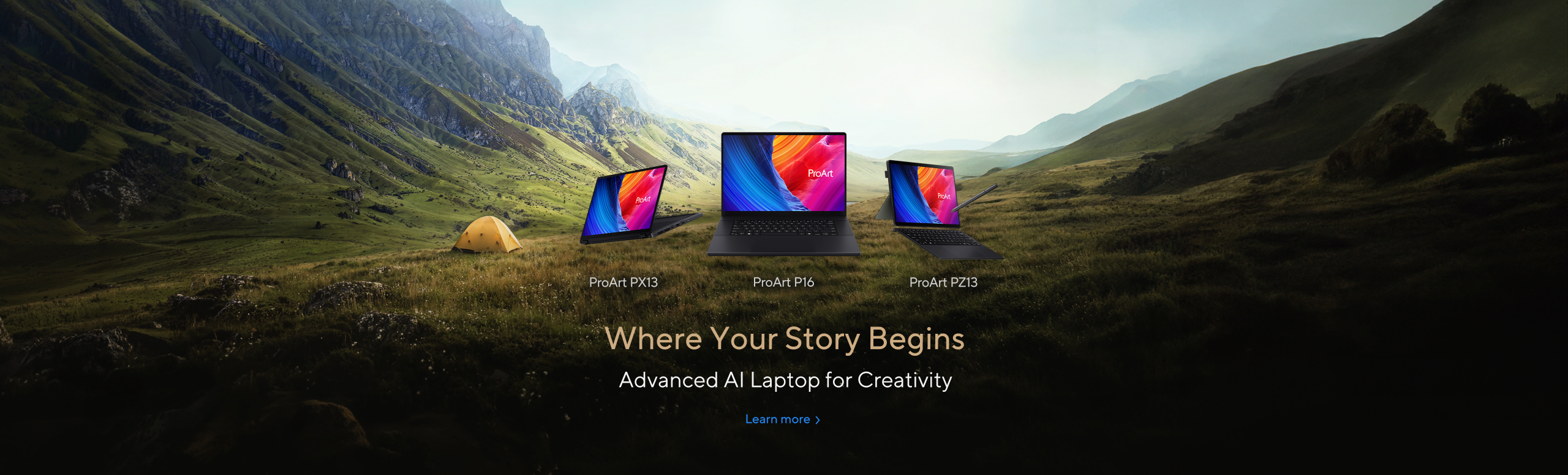 Learn more about ProArt laptop campaign