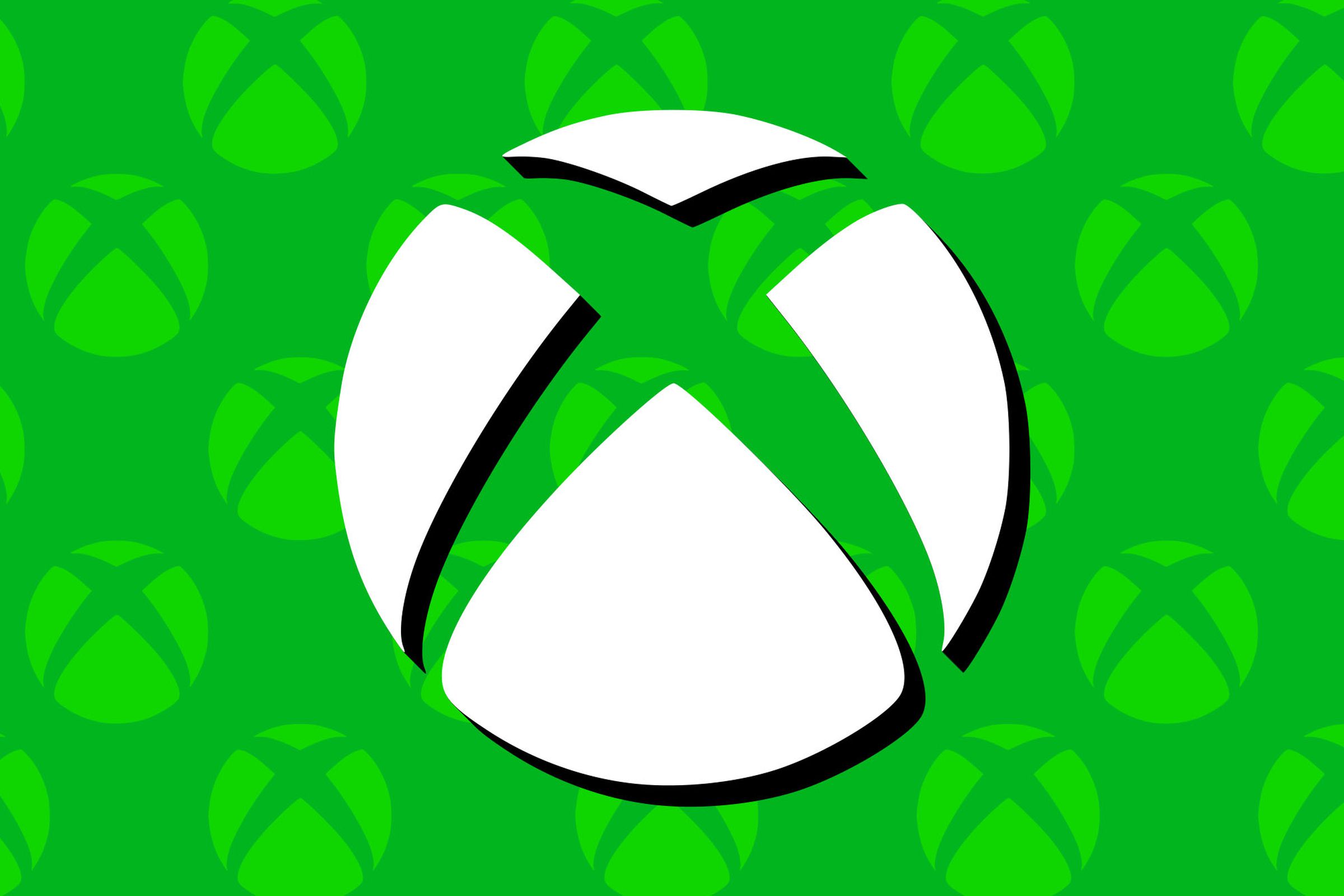 Vector illustration of the Xbox logo.