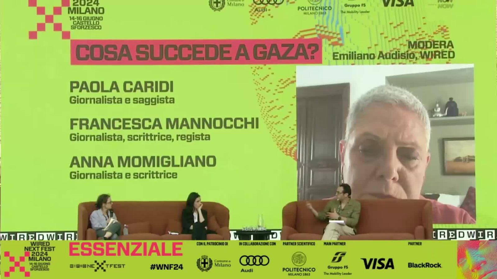 Caridi, Mannocchi e Momigliano, a Wired Next Fest 2024 il racconto di cosa succede a Gaza