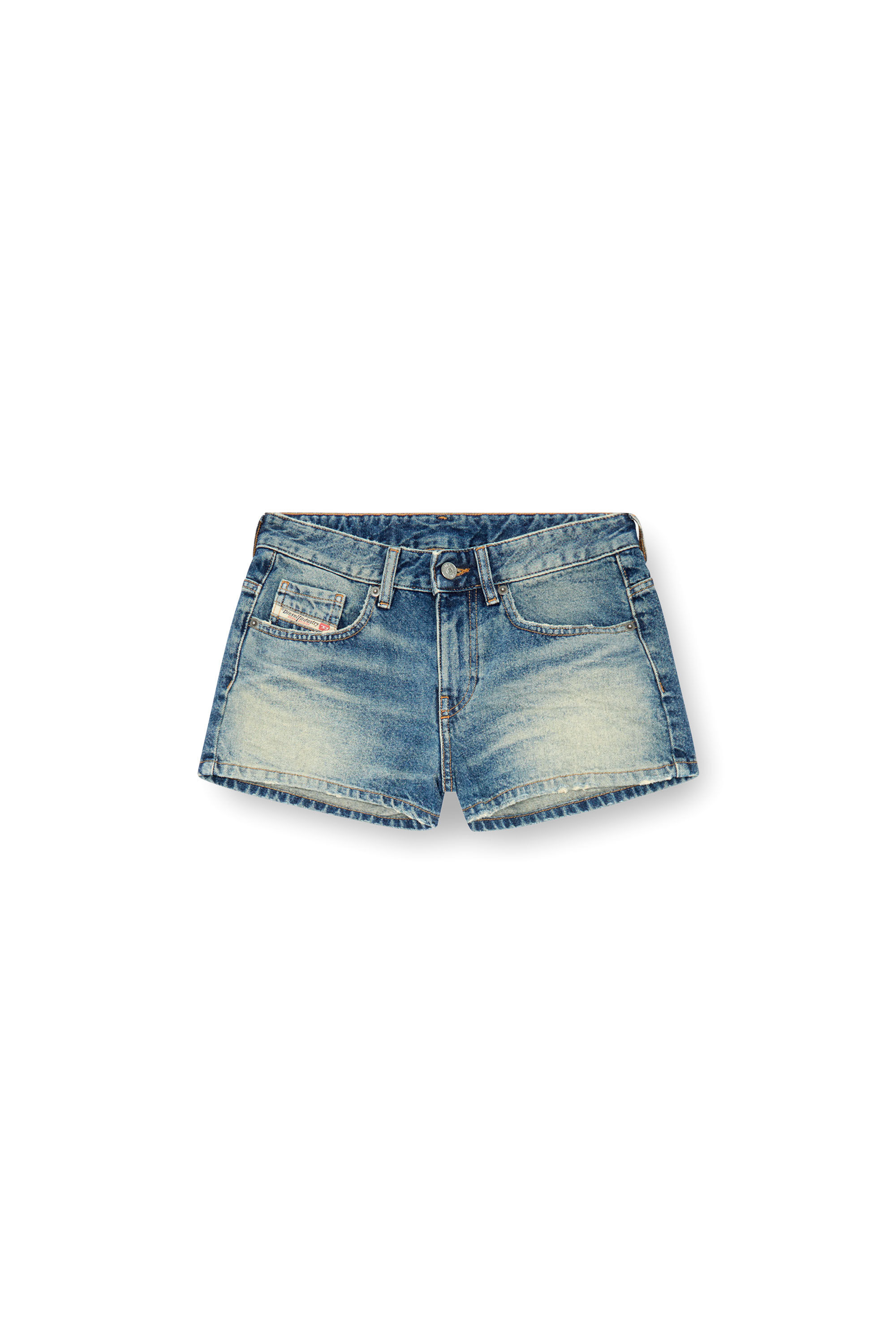 Diesel - DE-YUBA, Woman Denim shorts in Blue - Image 2