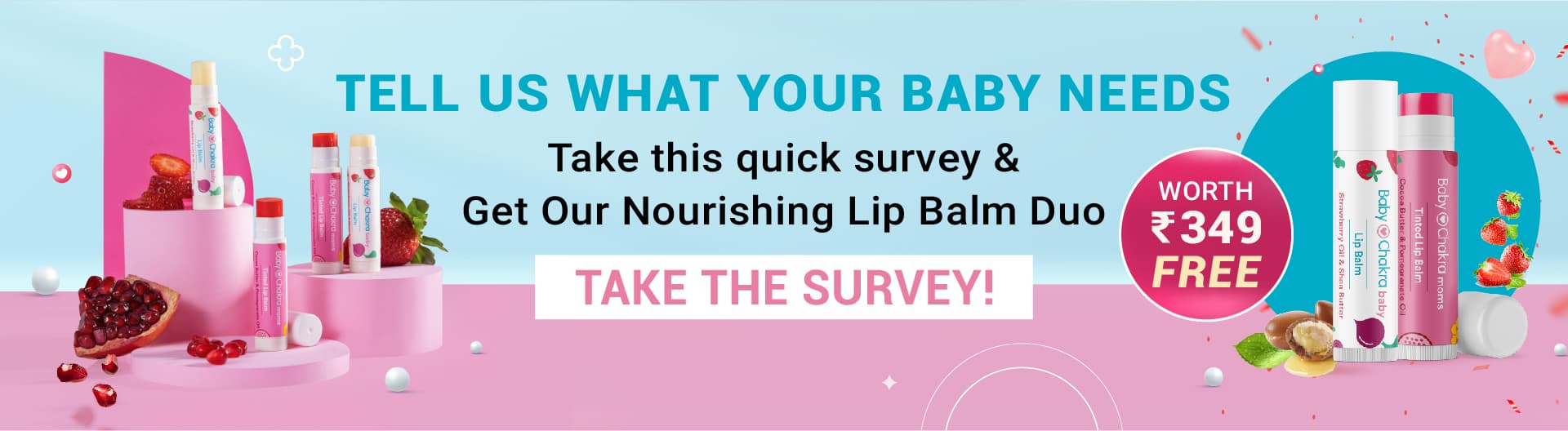 Lip Balm Survey Banner