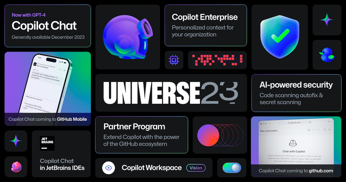Universe 2023: Copilot transforms GitHub into the AI-powered developer platform