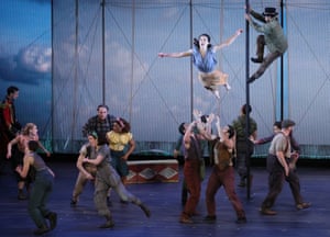 Cast of “Water for Elephants” perform at the 77th Annual Tony Awards
