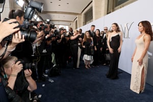 Rachel McAdams, nominated for best actress for her role in Mary Jane, is surrounded by cameras