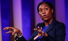 Kemi Badenoch, the Conservatives’ equalities minister, hit back at the actor on X.