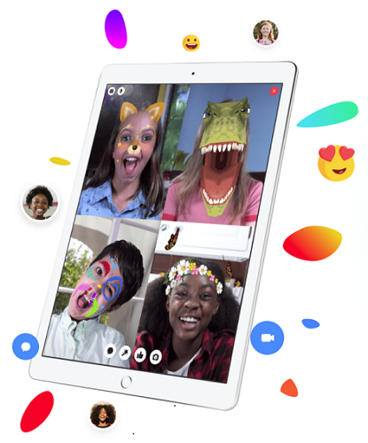 Tech Addiction Feature DE - Facebook Messenger for Kids ipad