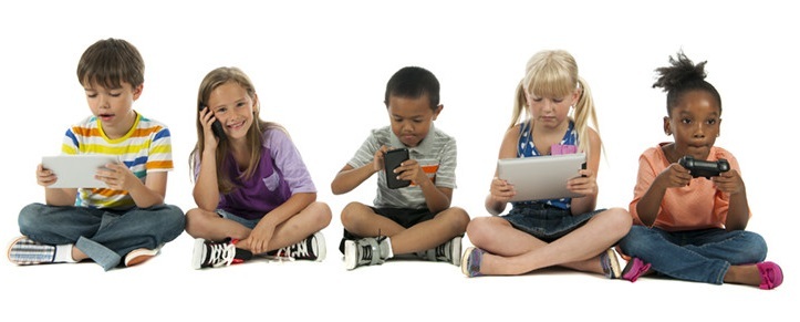 Tech Addiction Feature DE Kids On devices