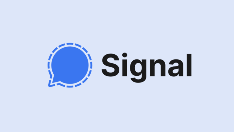 signal logo on white background