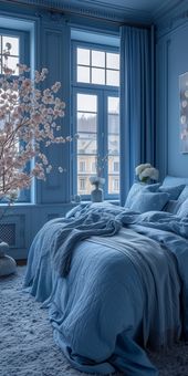 Home decor painted blue