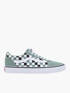 MyRunway | Shop Vans Multi Checker Green & White Ward Sneakers for Men from MyRunway.co.za Vans, Vans Sneakers, Shoes Sneakers, Vans Shop, Sneakers, Shop Vans, Checker Print