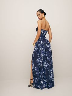 Leilani Dress - Sleeveless Bridal | Reformation Maxi Dress Blue, Maxi Dress