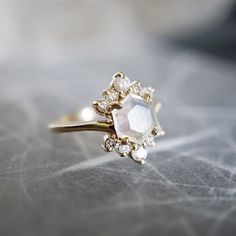 Vintage, Diamond Ring, 14k Yellow Gold, Engagement Ring Settings, Diamond Wedding Rings, Gold Engagement Rings