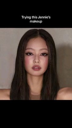 jennie makeup tutorial Eyeliner, Make Up, Rambut Dan Kecantikan, Maquiagem, Cute Makeup, Asian Makeup Looks, Makeup, Maquillaje De Ojos, Maquillaje Natural