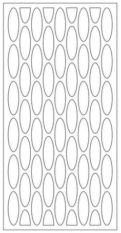 a sheet of paper with circles on it