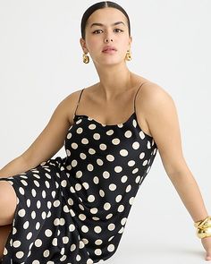 Shop for the Gwyneth slip dress in dot luster charmeuse for women. Find the best selection of women womens-categories-clothing-dresses-and-jumpsuits available in-stores and on line. Summer, Jumpsuits, Casual, Outfits, Slip Dress, Slip, Denim Coat, Jumpsuit Dress, Womens Dresses