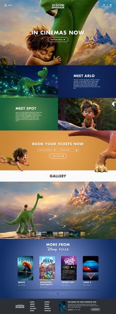 the new disney movie website has been designed to look like it is going on sale