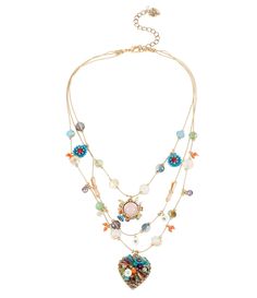 Shop for Betsey Johnson Bead & Flower Heart Illusion Necklace at Dillard's. Visit Dillard's to find clothing, accessories, shoes, cosmetics & more. The Style of Your Life. Beaded Jewellery, Bijoux, Betsey Johnson Necklace, Beaded Necklace Designs, Beaded Necklace, Charm Necklace, Beaded Jewelry, Betsey Johnson Clothes, Jewelry Accessories