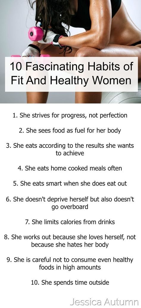 10 Fascinating Habits of Fit And Healthy Women. These health and fitness tips were so helpful! I've been needing to lose weight for a long time and this was exactly what I needed to get motivated. Thanks for sharing! Fitness, Health Fitness, Health Tips, Fitness Tips, Health And Fitness Tips, Lose Weight, Need To Lose Weight, Good Health Tips, Fitness Goals