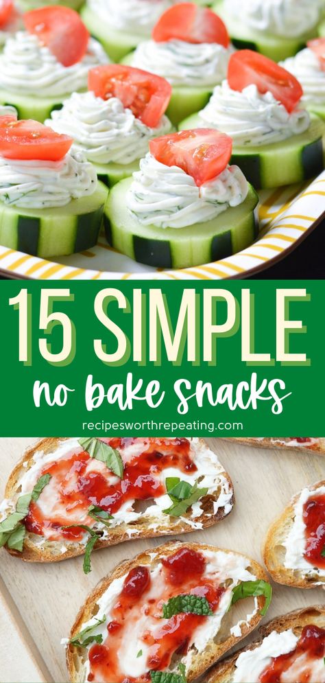 I have rounded up 15 of my all time favorite snack foods that include healthy protein snacks, easy snacks for kids, and even some delicious sweet treats! These are all easy snacks to make and require few ingredients which makes them hard to resist. #nobakesnacks #snackrecipes #appetizers #healthyproteinsnacks #snacksforkids #sweettreats Brunch, Snacks, Healthy Eating, Healthy Recipes, Healthy Snacks Recipes, Healthy Snacks Easy, Healthy Eating Snacks, Healthy Appetizers, Healthy Food Choices