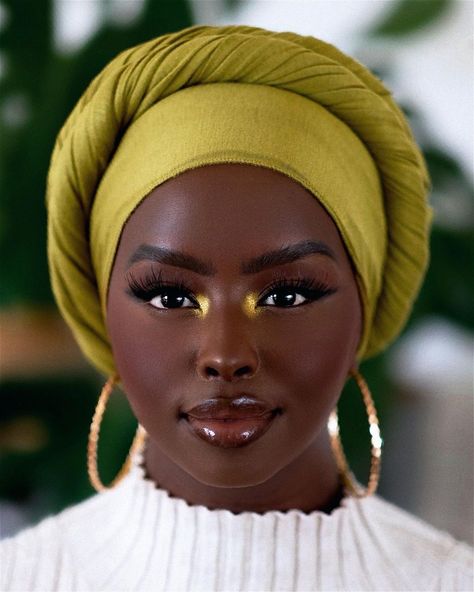 TURBRAND on Instagram: “Find all your headwraps, headbands, hijabs & hair accessories in just one place - Turbrand.com #TURBRAND #turban #headwrap #headband…” Boho, Afro, Beautiful Dark Skin, Hijab, Dark Skin, African Hair Wrap, Hijab Turban Style, Dark Skin Makeup