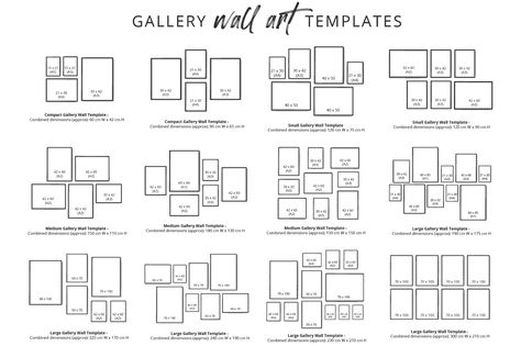 How to Create & Hang a Gallery Wall in 8 Easy Steps! – Print and Proper Frames On Wall, Gallery Wall Template, Wall Gallery, Wall Design, Gallery Wall Layout, Gallery Wall Design, Gallery Wall, Gallery Wall Inspiration, Inspiration Wall