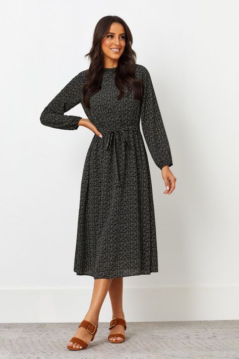 Fitness, Outfits, Long Sleeve Floral Midi Dress, Printed Midi Dress, Long Sleeve Midi Dress, Long Sleeve Dress, Embroidered Midi Dress, Cotton Midi Dress, Long Sleeve Midi