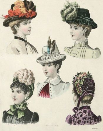 Victorian Hat History | Bonnets, Hats, Caps 1830-1890s Vintage Fashion, Vintage, Victorian Hats, Vintage Style Hat, Millinery Hats, Antique Prints, Steampunk Hat, Victorian, War Dress
