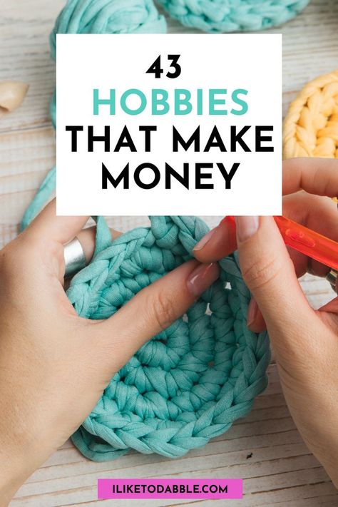 Do you have a passionate hobby that you want to use to make extra income each month? Then you need this ultimate money making hobbies guide that will give you resources and ideas on how you can leverage hobbies that make money. Read the blog post for more info and check out my website for more side hustle tips, making money online ideas, and recourses for starting a business. Motivation, Things To Sell Online, What To Sell Online, Make Money From Home, Making Money From Home, Way To Make Money, Make Money Online, Things To Sell, Cheap Hobbies