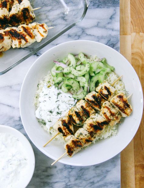 Paleo, Healthy Recipes, Grilled Chicken, Clean Eating Snacks, Foodies, Healthy Dinner Recipes, Chicken Kebab, Health Dinner Recipes, Easy Summer Meals