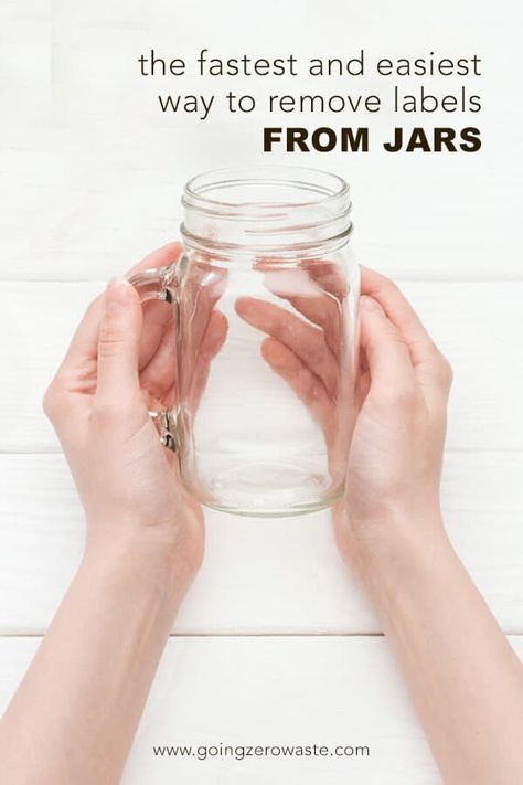 Mason Jars, Home Décor, Design, Upcycling, Crafts, Zero, Cleaning, Remove Labels, Remove Jar Labels