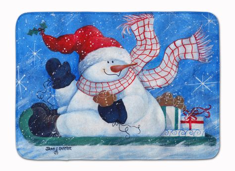 Friends, Natal, Snowman, Art, Illustrators, Christmas, Christmas Paintings, Christmas Art, Christmas Snowman