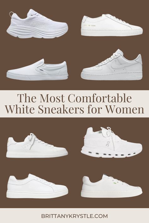 When it comes to finding that perfect white sneaker, prioritize comfort. These are the 38 best white sneakers for women that blend cushion, quality, and style for maximum outfit versatility. From clean minimalist leather sneakers to casual canvas platforms, you’ll find the most comfortable white sneakers for daily wear and travel. Yoga, Wardrobes, Capsule Wardrobe, Trainers, Platform Sneakers, White Sneaker, Lightweight Sneakers, Best Sneakers, White Platform Sneakers