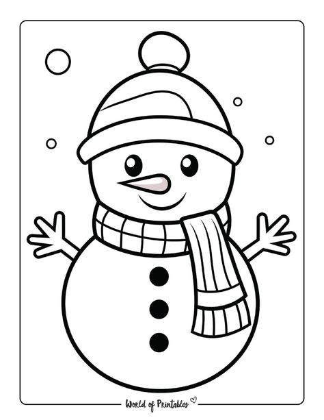 Embrace the magic of the season with these heartwarming snowman coloring pages! These printables capture the joy and innocence of winter days, making them a delightful addition to any coloring collection. Snowman Coloring Pages Free Printable, Snowman Coloring Pages, Christmas Coloring Pages Free Printable, Winter Coloring Pages For Kids, Snowman Coloring Page, Christmas Coloring Pages, Winter Coloring Pages Free Printable, Winter Preschool Coloring Pages, Winter Coloring Pages