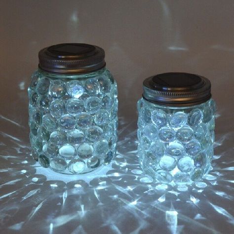 Mason Jars, Diy, Diy Jar Crafts, Jar Diy, Craft Lights, Battery Operated Tea Lights, Dollar Store Candle Holder, Jar Crafts, Jar Lights