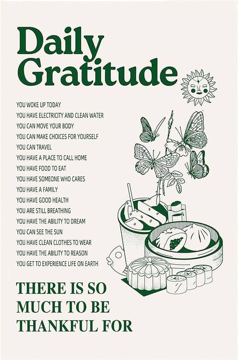 Amazon.com: Metal Sign,Daily Gratitude Tin Sign for Gift Home Wall Decor 8 * 12 Inches : Home & Kitchen Mindfulness, Motivation, Inspirational Quotes, Gratitude Quotes, Gratitude, Thankful And Blessed, Grateful Quotes Gratitude, Grateful For, Gratitude Affirmations
