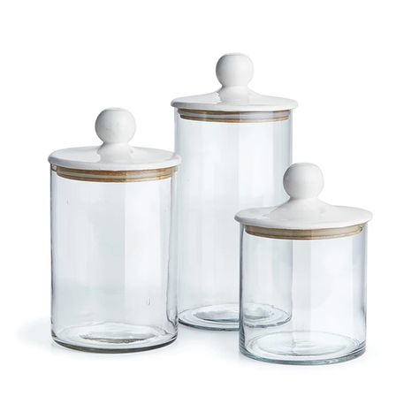 (1) Best Sellers | Brooke & Lou Design, Home Décor, Minimal, Glass Canisters, Canister Sets, Jars For Sale, Wood Canisters, Canisters, Kitchen Canisters And Jars