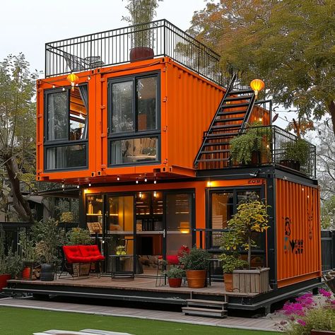 Are Shipping Containers Waterproof? Yes. Perfect for secure storage and innovative construction. Dive in now! Tiny House Design, Container House Design, Container Home, Container Homes, Container House Plans, Container Architecture, Container Buildings, Arquitetura, Shipping Container House Plans