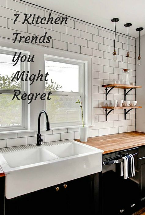 7 Kitchen trends you might regret via Bob Vila Updated Kitchen, Ikea, Kitchen Interior, Home, Kitchen Redo, Kitchen Remodel Idea, Kitchen Remodel, Kitchen Flooring, Kitchen And Bath