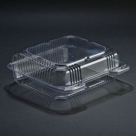 Packaging, Case, Square, Durable, Container, Clear, Hinges, Lidded, Plastic