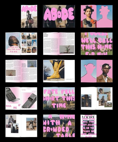 Magazine layout and design for ABoDE Magazine Graphic Design Posters, Graphic Design, Web Design, Magazine Design, Publication Design, Magazine Layout Design, Graphic Design Layouts, Graphic Design Inspiration, Graphic Poster