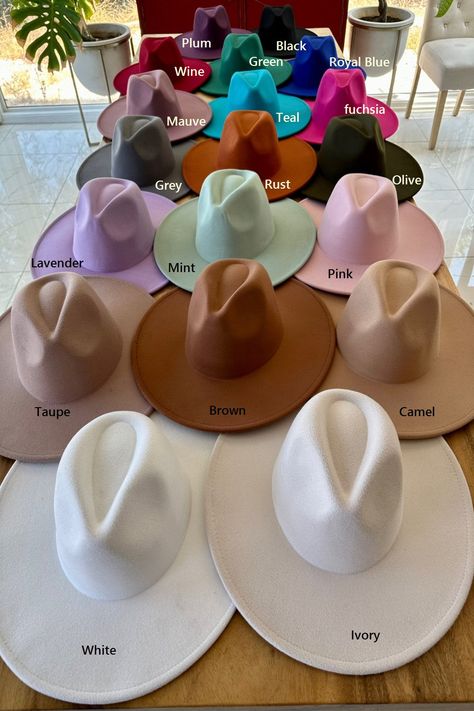 Wide brimmed hats